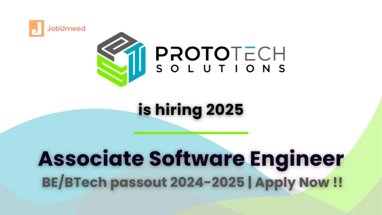 prototech solutions hiring associate software engineer